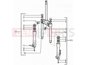 GILERA Runner 50 SP Fork's components (Kayaba)