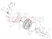 GILERA Runner 50 SP Front wheel