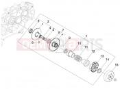 gilera 2009 Runner 50 SP Driven pulley