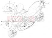 gilera 2012 Runner 125 ST 4T Remote control switches - Battery - Horn