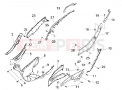 gilera 2013 Runner 125 ST 4T Side cover - Spoiler