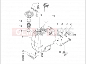 gilera 2008 Runner 200 ST 4T Fuel tank