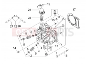 gilera 2011 Runner 200 ST 4T Head unit - Valve