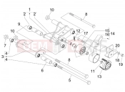 gilera 2012 Runner 200 ST 4T Swinging arm