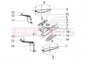 gilera 2007 Runner 125 VX 4T Central cover - Footrests