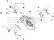 Wheel huosing - Mudguard - Gilera Runner 125 Race VX 4T 2005