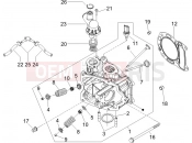gilera 2006 Runner 125 Race VX 4T Head unit - Valve
