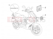 gilera 2006 Runner 125 Race VX 4T Plates - Emblems