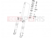 Fork/steering tube - Steering bearing unit - Gilera Runner 125 VX 4T Serie Speciale 2007