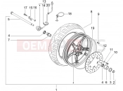 Front wheel - Gilera Runner 125 VX 4T Serie Speciale 2007