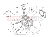 Head unit - Valve - Gilera Runner 125 VX 4T Serie Speciale 2007