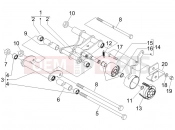 Swinging arm - Gilera Runner 125 VX 4T Serie Speciale 2007
