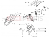 gilera 2005 Runner 200 VXR 4T Rear cover - Splash guard