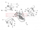 gilera 2007 Runner 200 VXR 4T (ZAPM464) Wheel huosing - Mudguard