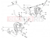 Brakes pipes - Calipers - Gilera Runner 200 Race VXR 4T 2006