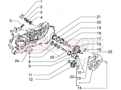 gilera Stalker 50 Rear wheel shaft