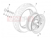gilera 2005 Stalker 50 Rear wheel