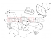 gilera 2008 Stalker 50 kormány burkolat