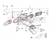 gilera 2008 Stalker 50 Rear cover - Splash guard