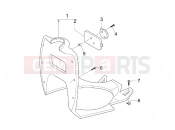 gilera 2010 Stalker 50 Front glove-box - Knee-guard panel