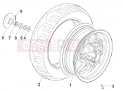 gilera 2010 Stalker 50 Rear wheel