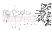 gilera 2011 Stalker 50 Cylinder-piston-wrist pin unit