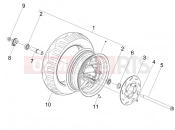 gilera 2011 Stalker 50 Front wheel