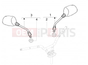 gilera 2012 Stalker 50 Driving mirror/s