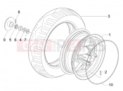 gilera 2007 Stalker 50 Special Edition Rear wheel
