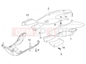gilera 2007 Stalker 50 Special Edition Side cover - Spoiler