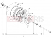 gilera 2007 Storm 50 Front wheel