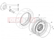 gilera 2008 Storm 50 Rear wheel