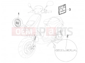 gilera 2009 Storm 50 Plates - Emblems