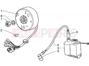 gilera Zulu Flywheel magneto-H.t. coil