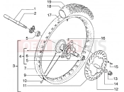 gilera Zulu Front wheel