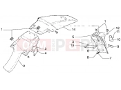 gilera Zulu Rear mudguard