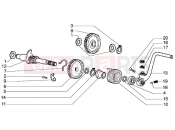 gilera Zulu Starting shaft