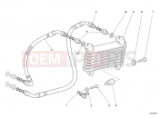 DUCATI 2008 Monster S2R 1000 OIL COOLER » LUBRICATION SYSTEM