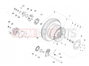 Rear wheel - Motoguzzi Audace 1400 Carbon ABS 2017