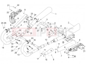 MOTOGUZZI Eldorado 1400 ABS Exhaust pipe
