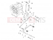 Gear lever - Motoguzzi Eldorado 1400 ABS (USA) 2019