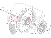 Front wheel - Motoguzzi Nevada 750 S 2010