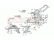 Front/rear mudguards - Motoguzzi SP 750 1991