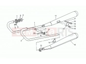 Exhaust unit - Motoguzzi Strada 750 1994