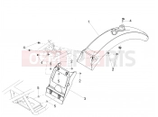MOTOGUZZI V7 III Carbon 750 Rear mudguard