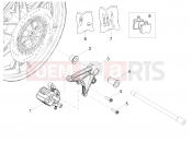 MOTOGUZZI V7 III Stone 750 ABS (USA) Rear brake caliper