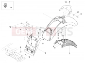 MOTOGUZZI V7 III Stone 750 ABS (USA) Rear mudguard