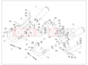 MOTOGUZZI V9 Bobber 850 ABS Exhaust pipe