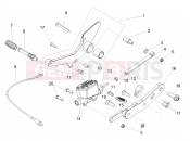 MOTOGUZZI V9 Bobber 850 ABS Rear master cylinder