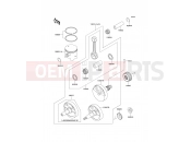 KAWASAKI 1990 Crankshaft/Piston